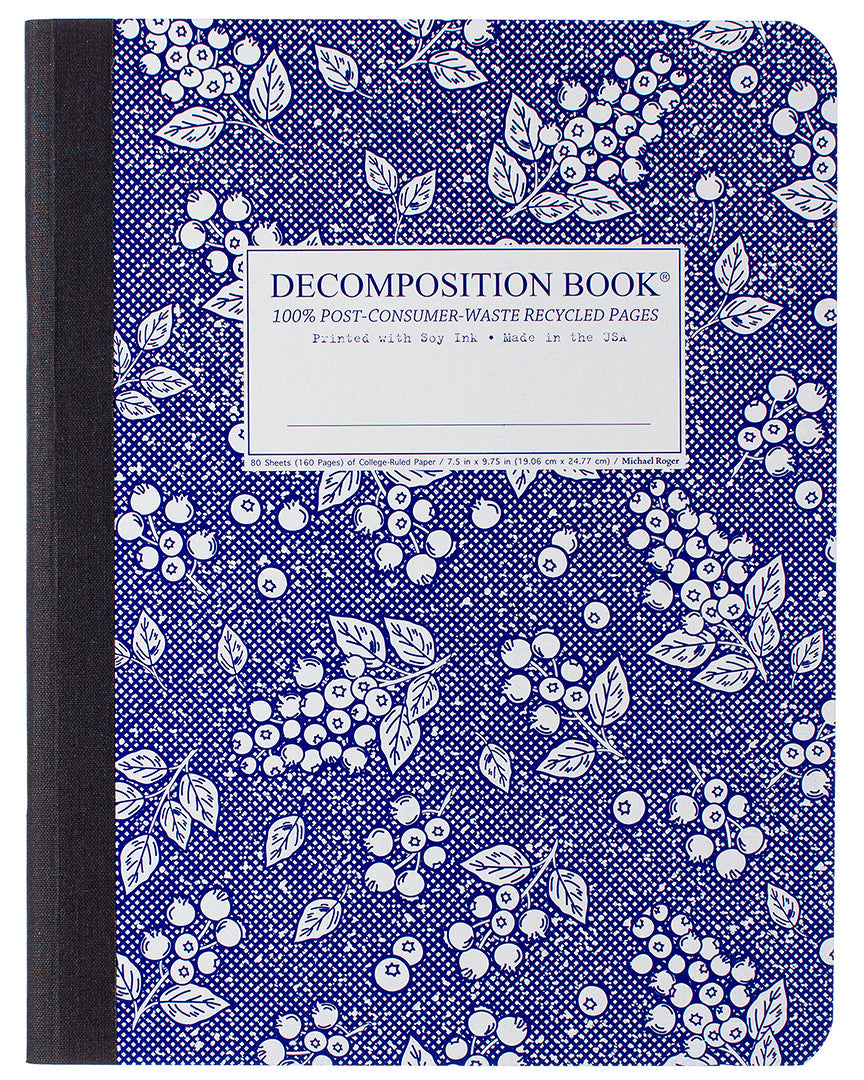 Blueberry notebook cover